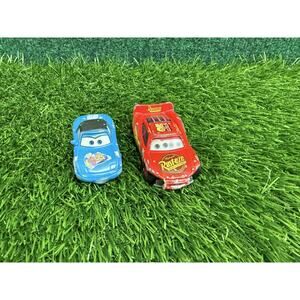 Disney Pixar Cars Lightning McQueen & Luigi Diecast Toy Car Lot Used Condition
